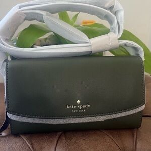 NWT Kate Spade olive crossbody bag Msrp $249